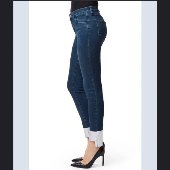 J Brand 811 CUTOFF  STEP HEM SKINNY JEANS IN SILVER POOL - Picture 2 of 16